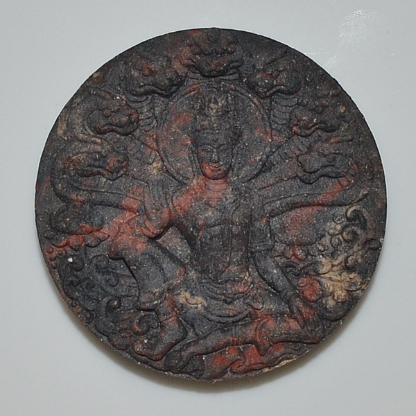 จตุคามรามเทพ รุ่น พุทธธรรมบันลือ เนื้อก้นครก(ลายเสือ)