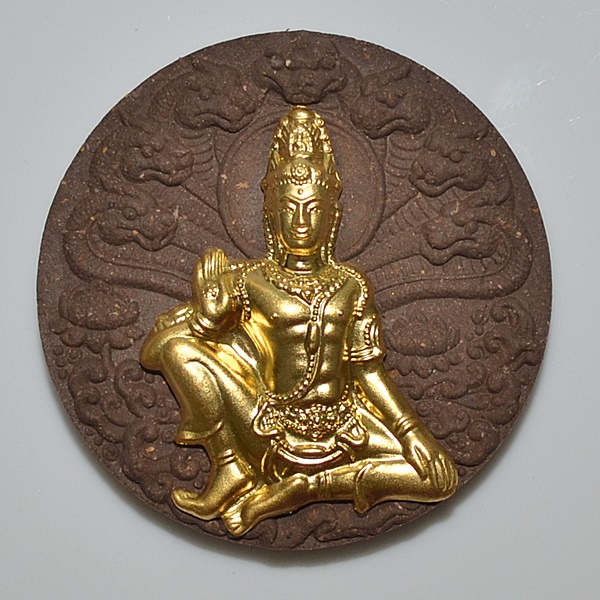 จตุคามรามเทพ รุ่น พุทธธรรมบันลือ เนื้อว่านน้ำตาล108มหามงคล