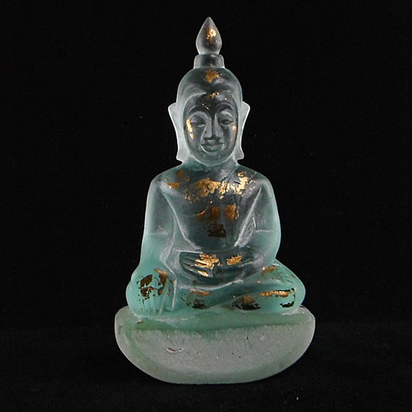 พระแก้วมณีโชติ สีเขียว ขนาด 3.5 x 6 นิ้ว